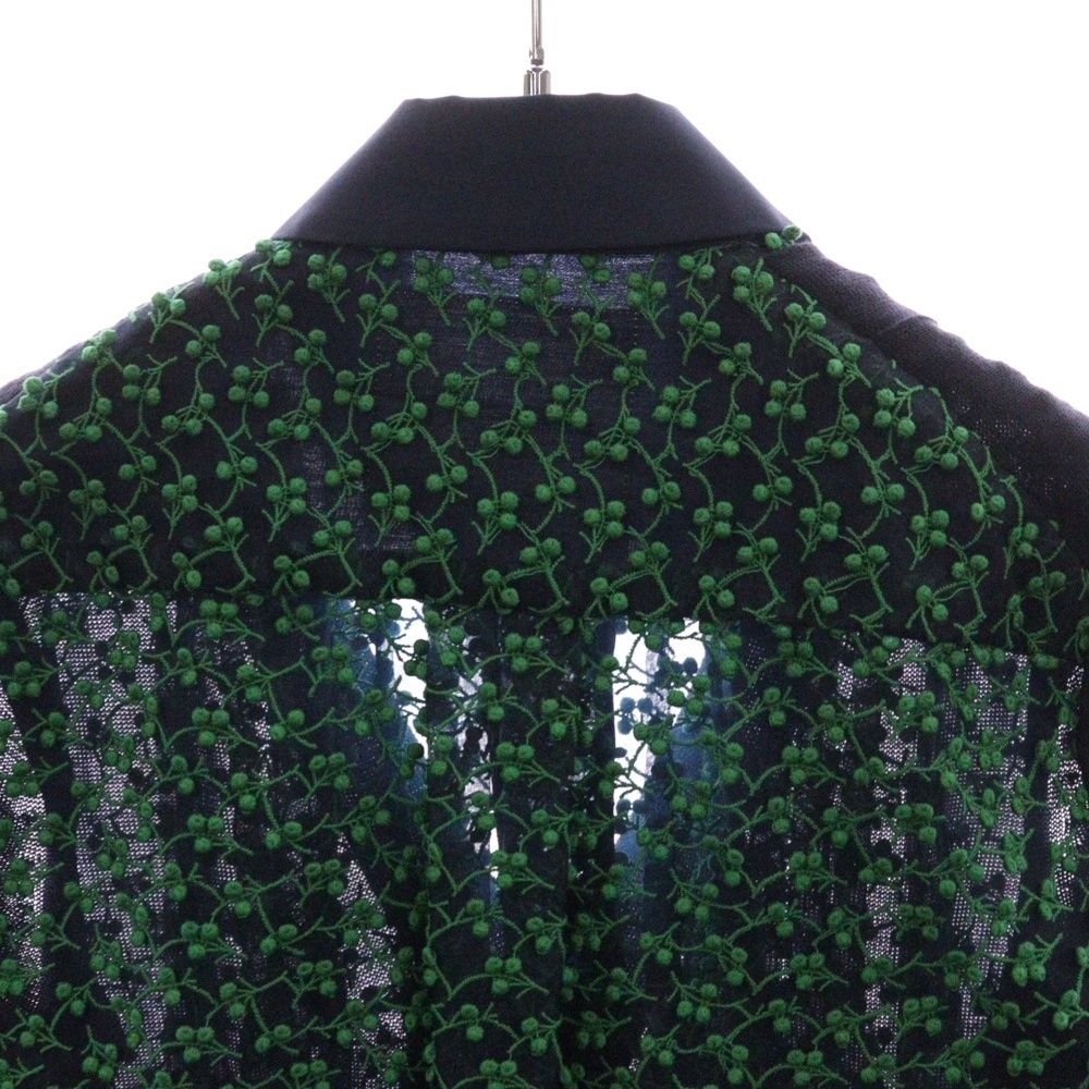 sacai Vネック ドッキング ニット レース Sacai (サカイ) 13SS レースシャツ ドッキング ニット