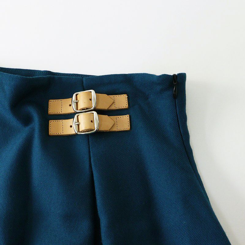 オニールオブダブリン O'NEIL of DUBLIN ウールボックスプリーツロング