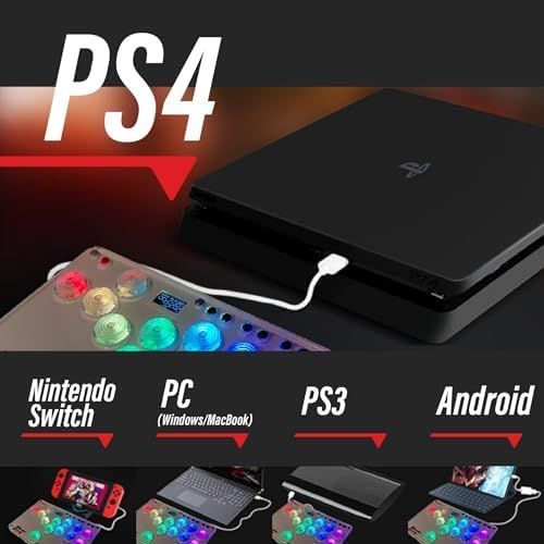 新品※未使用] Sallybox アケコン レバーレス PC/Switch/PS3/PS4