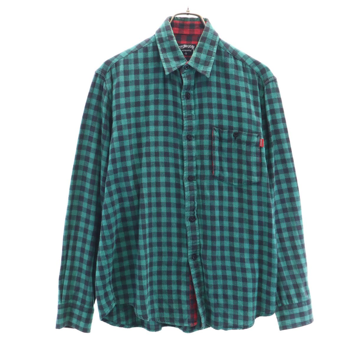 Stussy チェック柄 長袖シャツ Lサイズ STUSSY（ステューシー） シャツ 長袖 メンズ Beach Plaid ( stussy