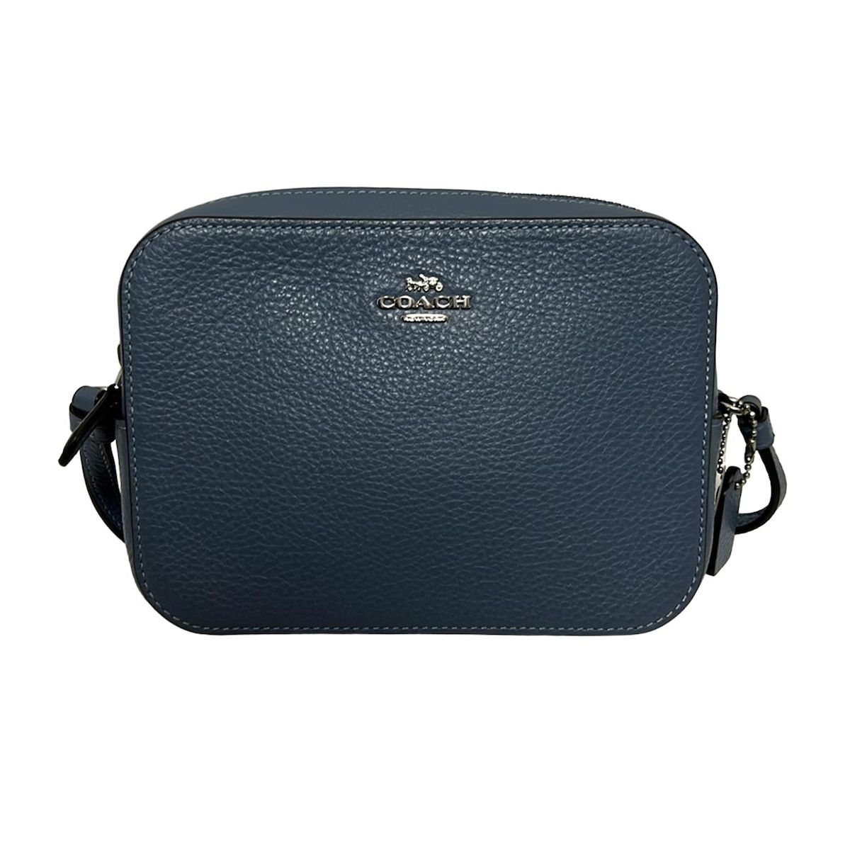 COACH コーチ ショルダーバッグ - 87734 ブルー レザー