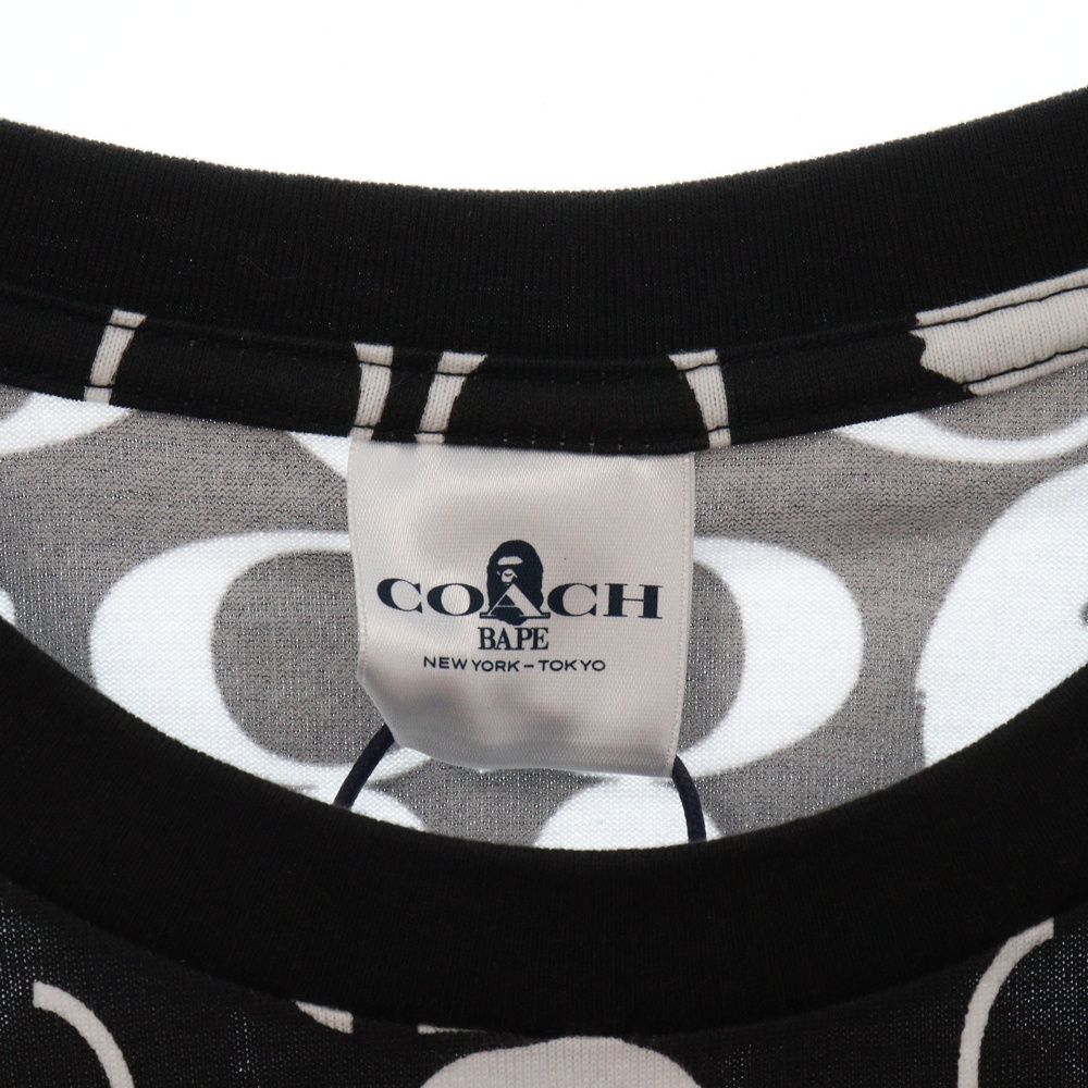 A BATHING APE (アベイシングエイプ) ×COACH Signature Monkey Tee