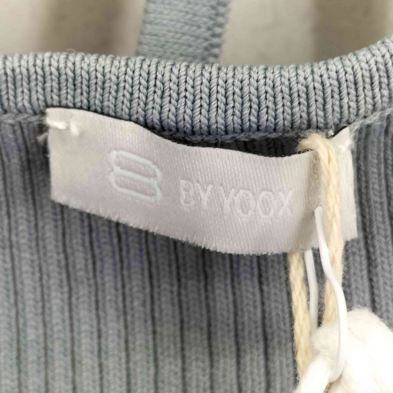 8 by YOOX ハンドバッグ リサイクルコットンニット CHARLES & KEITH ノットハンドル ニットトートバッグ （Beige