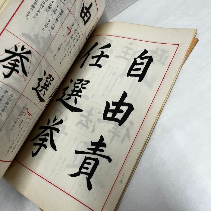 代々木文化学園 文化書道講座 西脇呉石 臨書 手本 文化書道学会