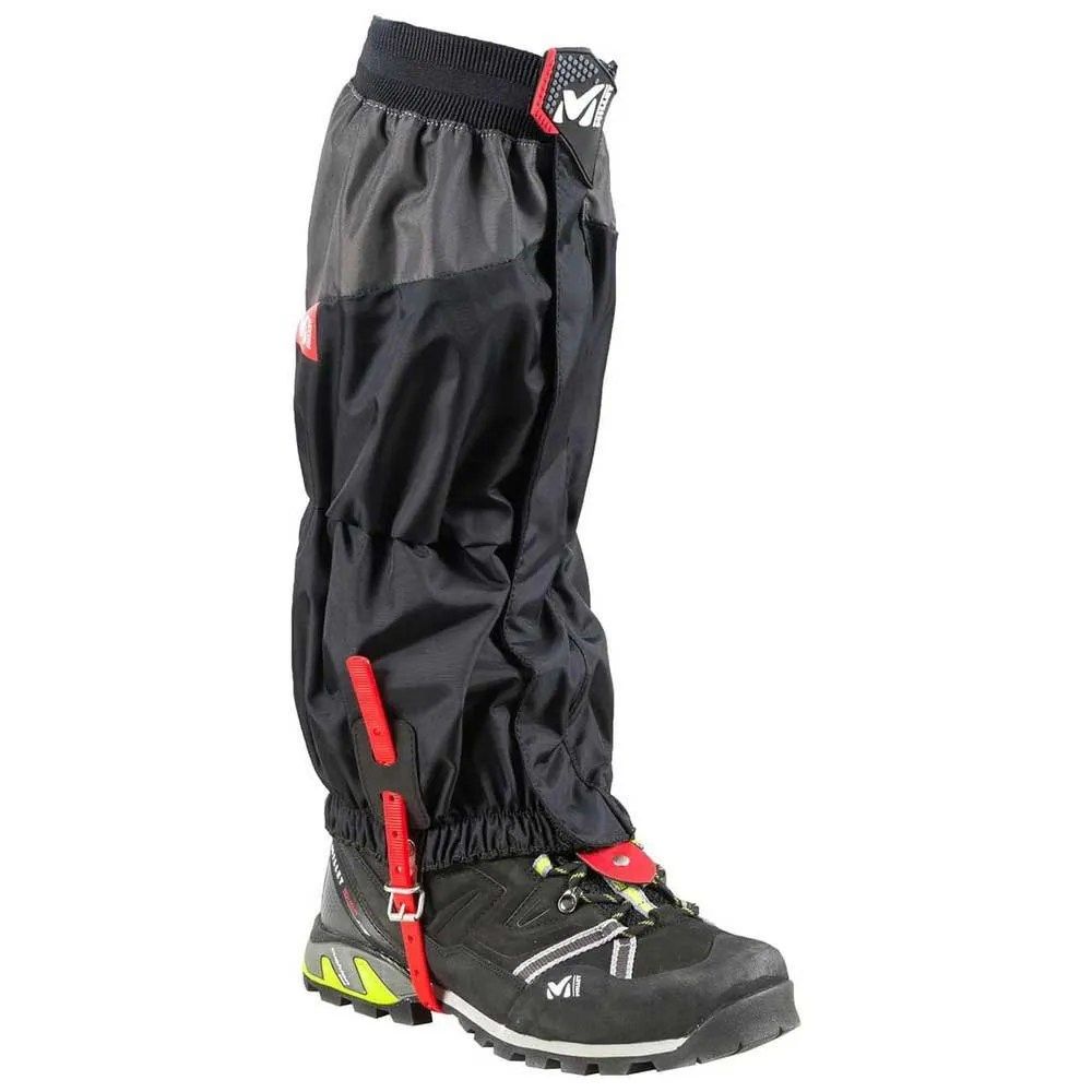 お取り寄せ ２～４週間で発送 ミレー ハイ ルート ゲイター Black | Red t MILLET High Route Gaiters t