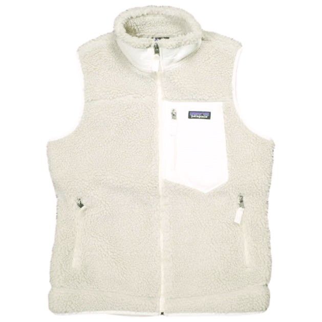 PATAGONIA パタゴニア 24AW W s Classic Retro-X Vest ウィメンズ クラシック レトロX ベスト 23083 M NLBI NATURAL BIRCH WHITE ジレ フリース ボア トップス g23568