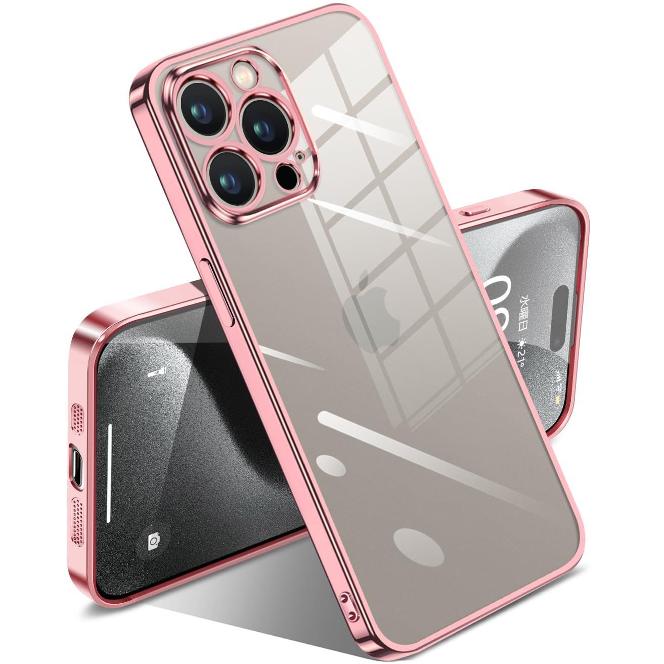 iPhone 15 Pro ケース ワイヤレス ケース 磁気 クリア 透明 iPhone15