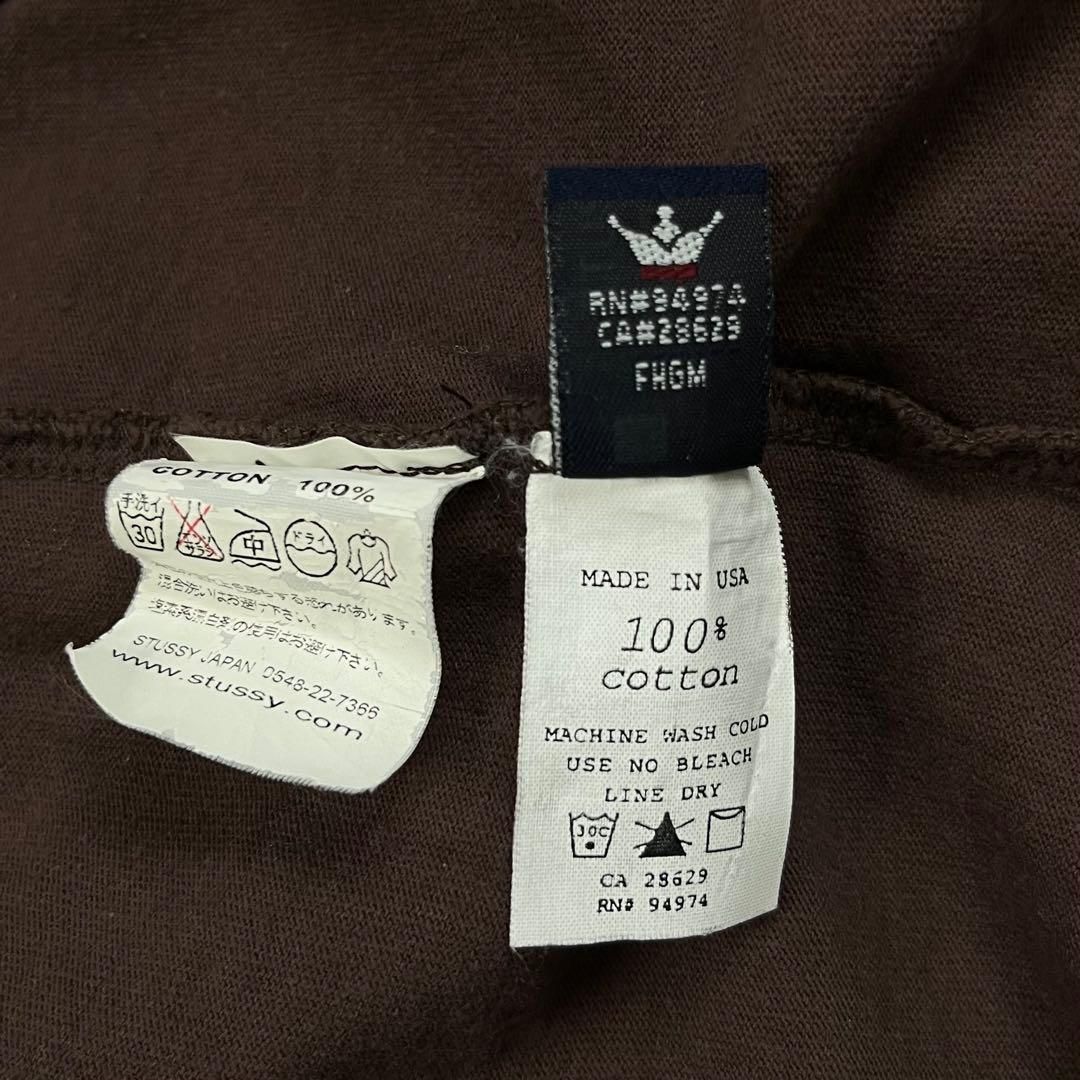 OLD STUSSY 紺タグ 90s ステューシー ロンT 7分袖 Tシャツ M - メルカリ