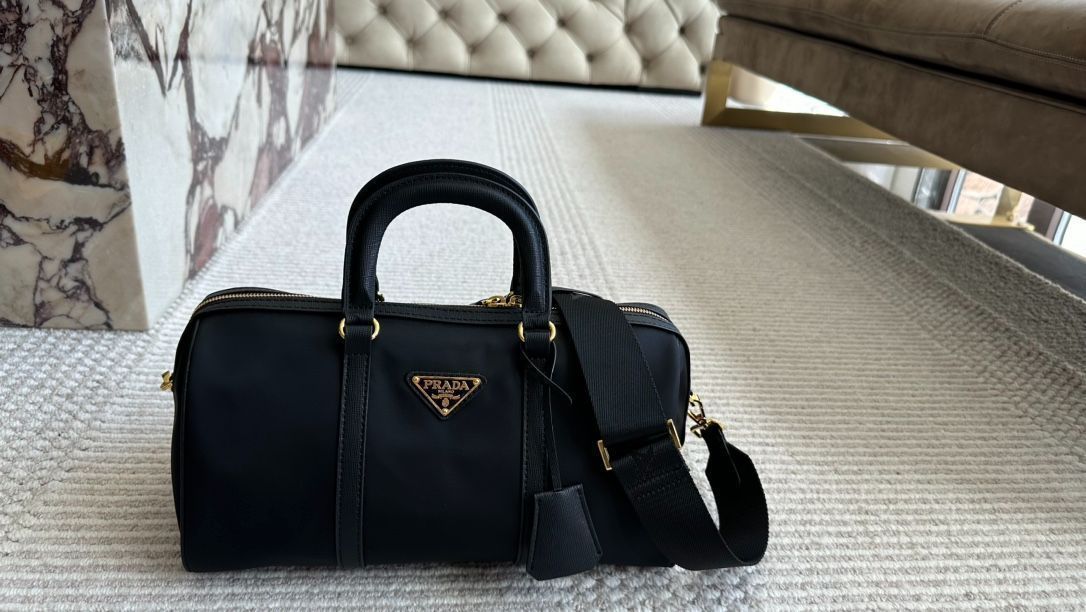 【PRADA】cabas キャンバス トートバッグ/送料込 PRADA トートバッグ ベージュ キャンバス - メルカリ
