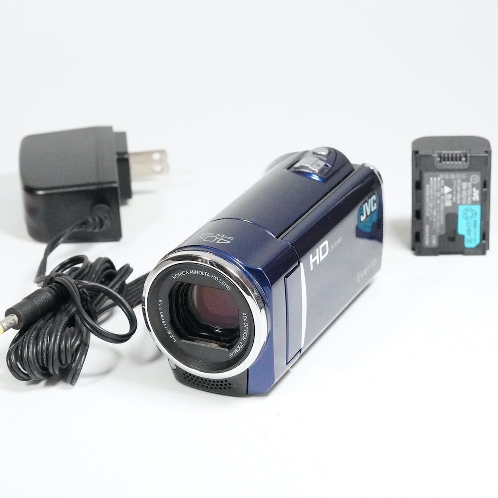 JVC Victor Everio GZ-HM670-A ブルー 1週間保証 |1537