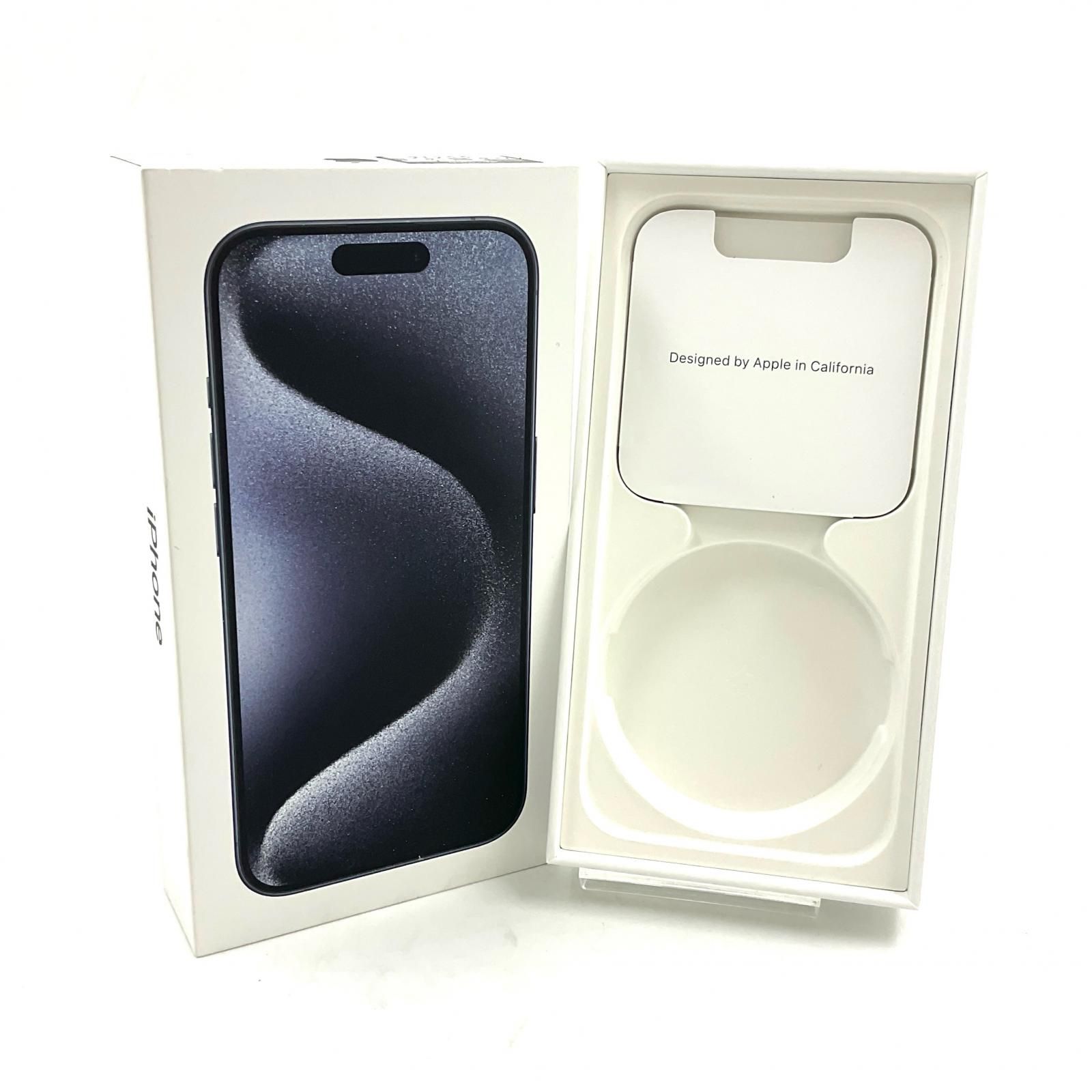 iPhone 15 Pro 128GB ブルーチタニウム docomo 白ロム 美品 動作