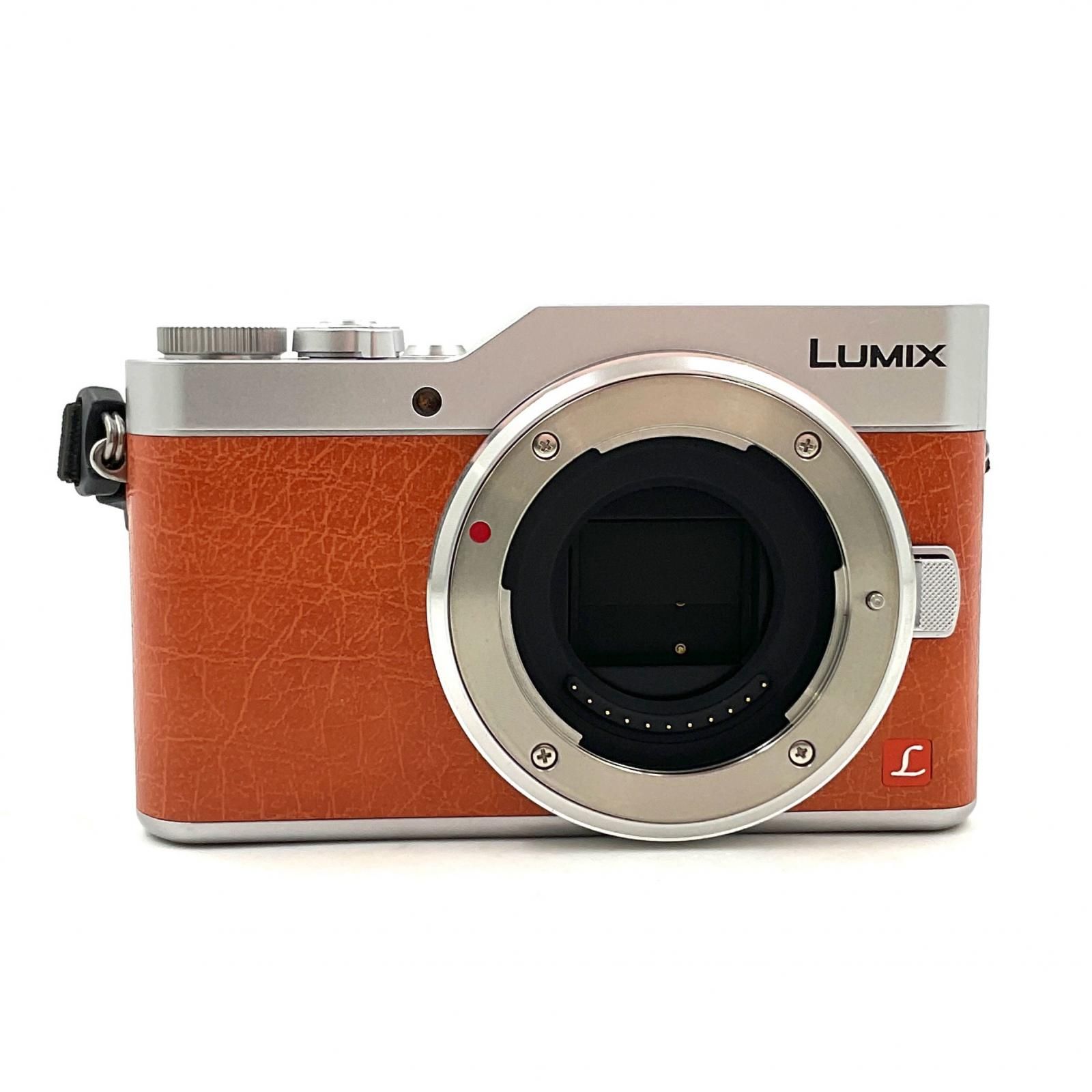 全額返金保証 最速発送 Panasonic デジタル一眼 LUMIX DC-GF9 ボディ オレンジ 動作 済