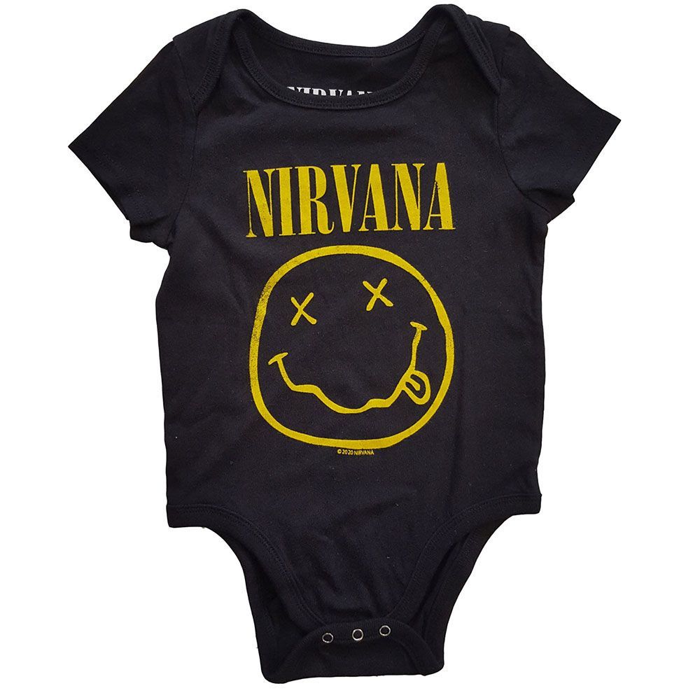 ニルヴァーナ ロンパース NIRVANA SMILEY (UK) 正規品 ロックTシャツ関連 ニルバーナ