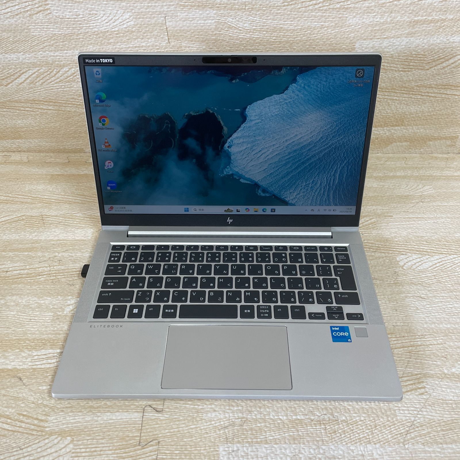 hp ELiteBook i5-1235U 16GB SSD 256GB office 2021 windows 11 ノートパソコン カメラ 動作品 NO.Y3126