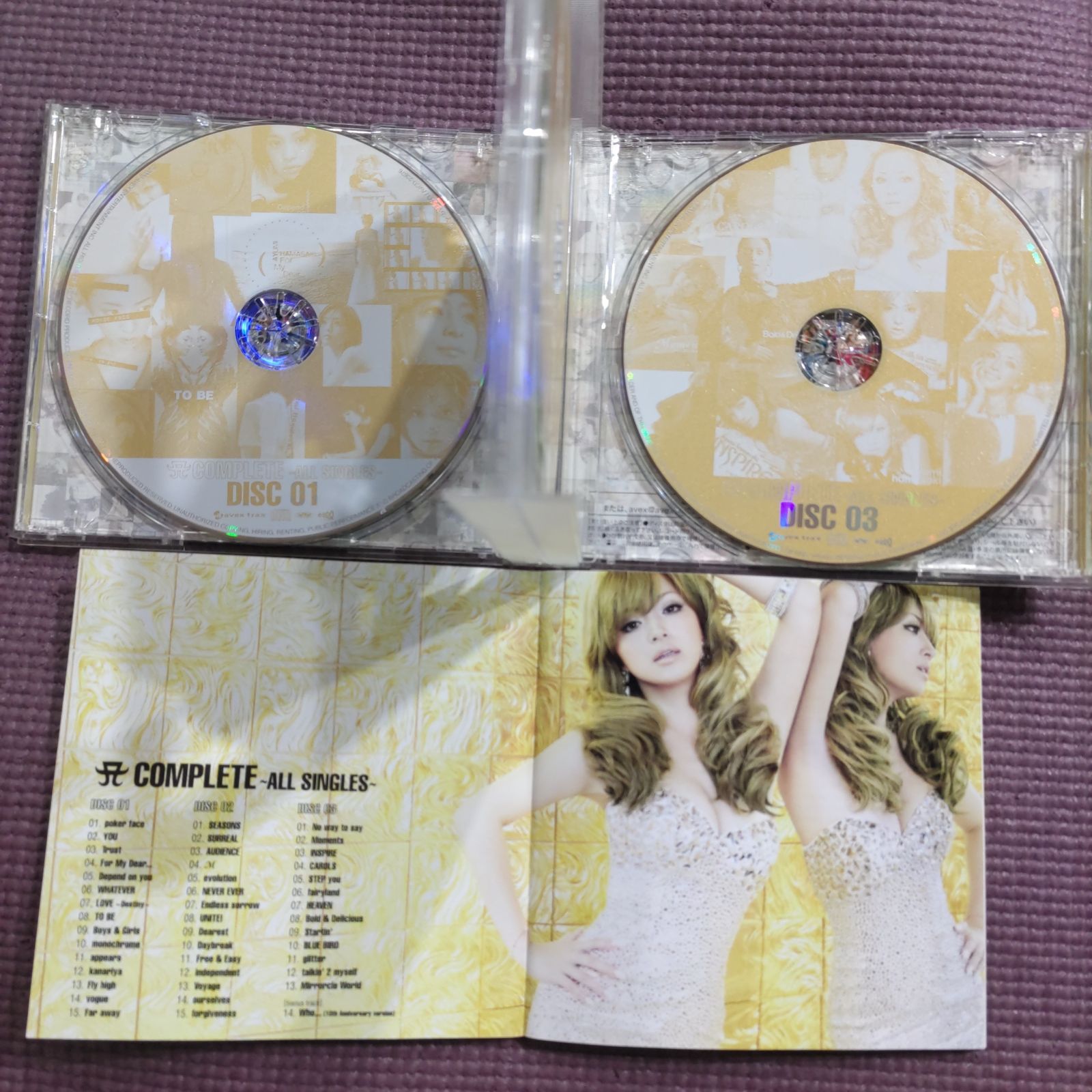 浜崎あゆみベストアルバム♓A COMPLETE ～ALL SINGLES～」 【3枚組 3CD