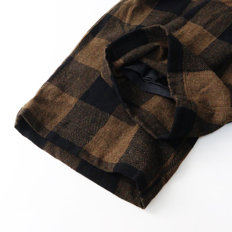 ichi アンティークブロックチェックワンピース イチアンティークス