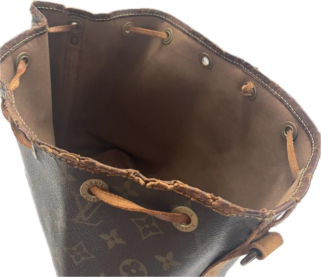 【正規品】ルイヴィトン　モノグラム　プチノエ　ショルダーバッグ　ハンドバッグ　茶 LOUIS VUITTON ルイヴィトン モノグラム ノエ ショルダーバッグ