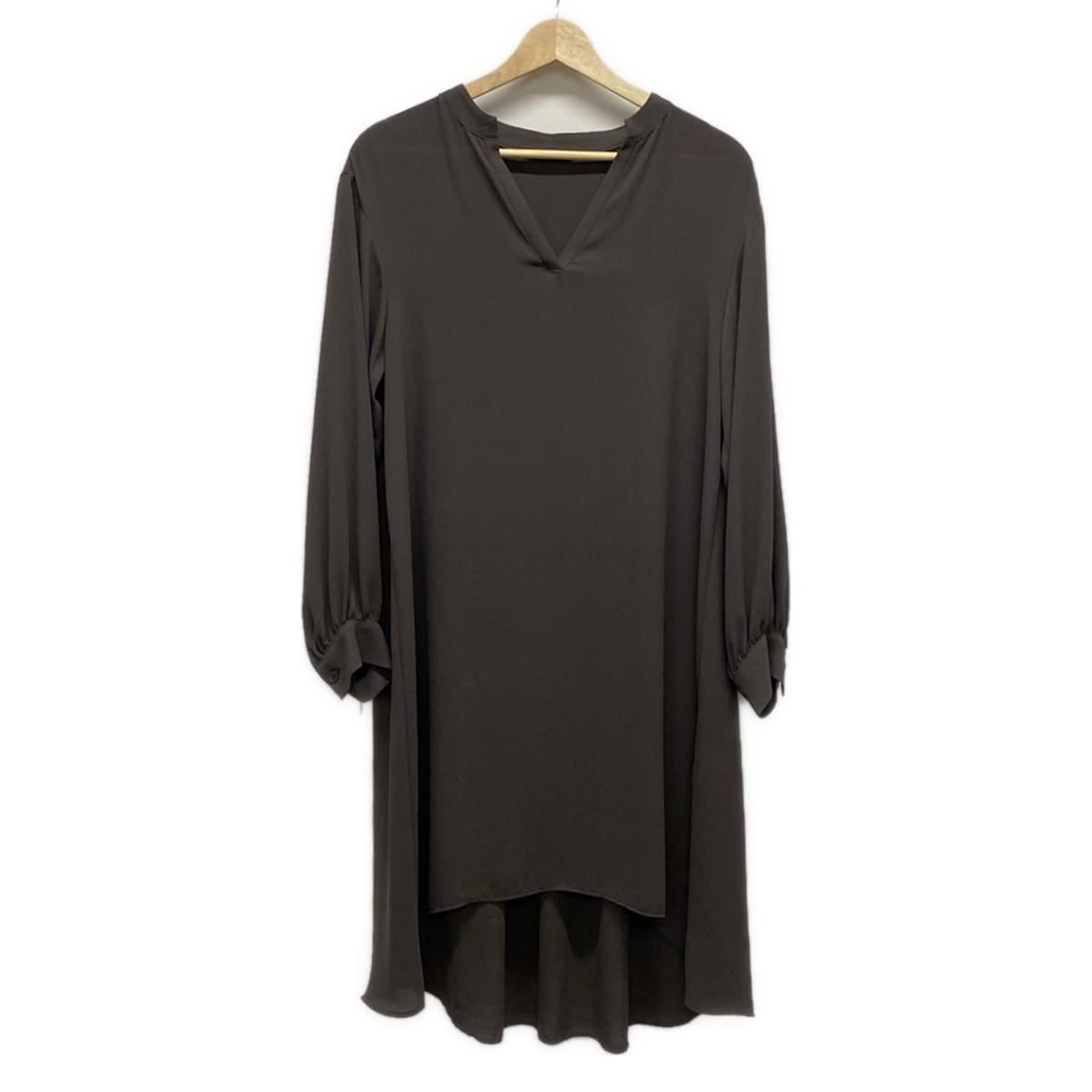 theory luxe セオリーリュクス ワンピース サイズ038 M レディース - グレーベージュ 長袖|ロング