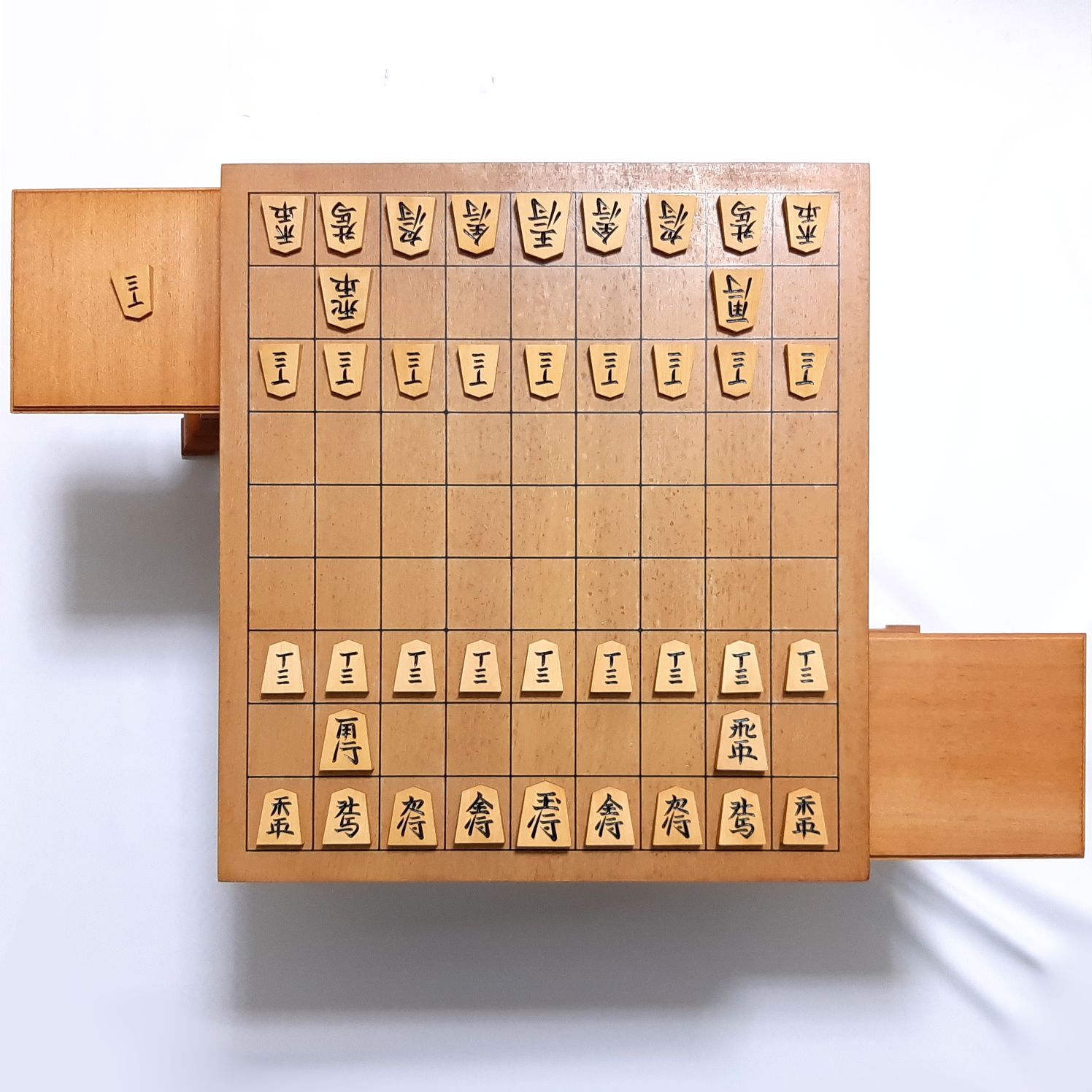 将棋セット 特選 将棋駒 黄楊黒彫 天上作 丸正謹製 足つき将棋盤 高級 