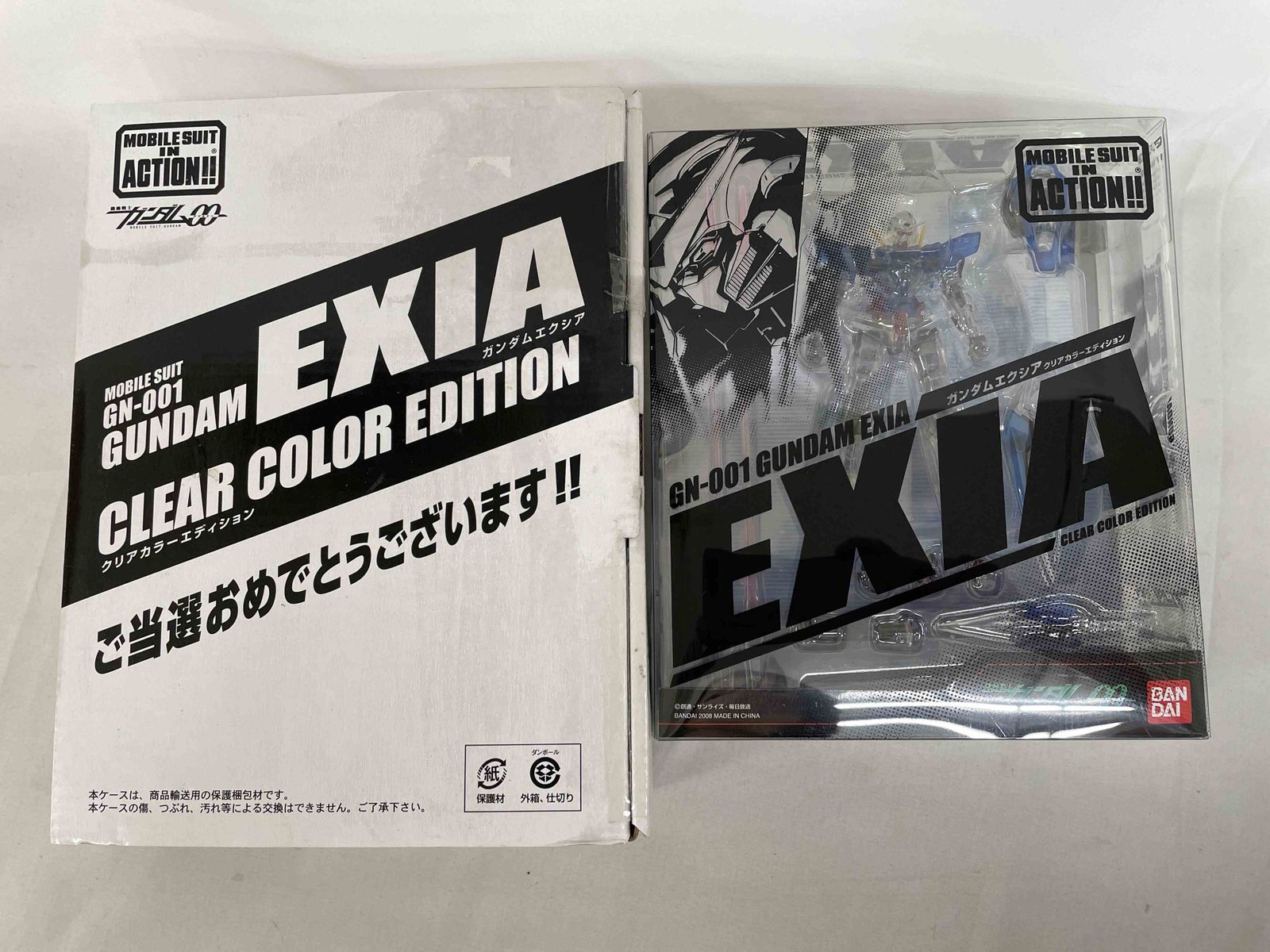 MS IN ACTION!! GN-001 ガンダムエクシア クリアカラー 「機動戦士ガンダム00」三大誌連動キャンペーン 抽選プ