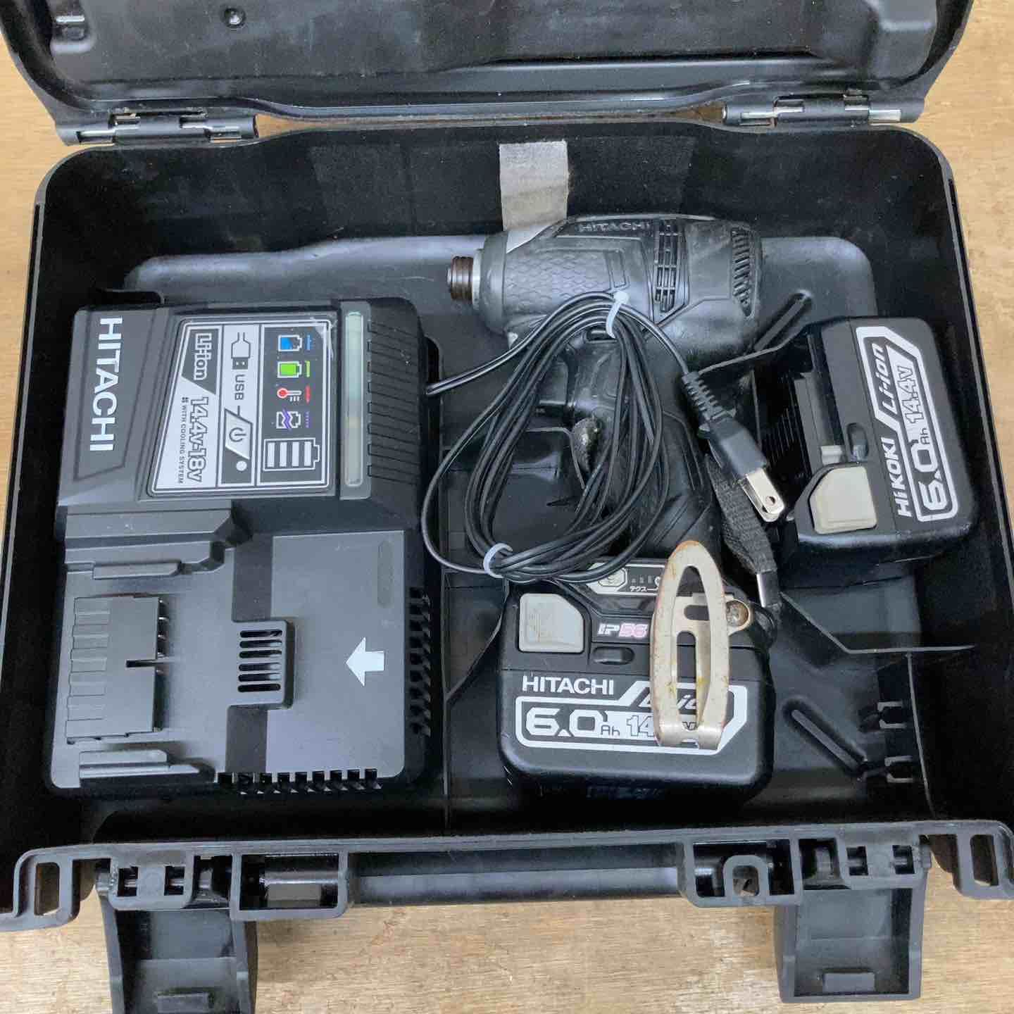 品 ハイコーキ HIKOKI 旧 日立工機 コードレスインパクトドライバー WH14DDL2 2LYPK B 14V フルセット 柏店