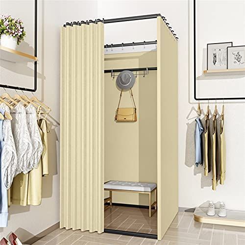 更衣室 シェーディングカーテン付き衣料品店フィッティングルーム