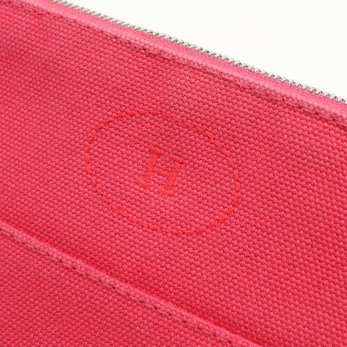 HERMES エルメス ボリードポーチ ミニ ポーチ コットン