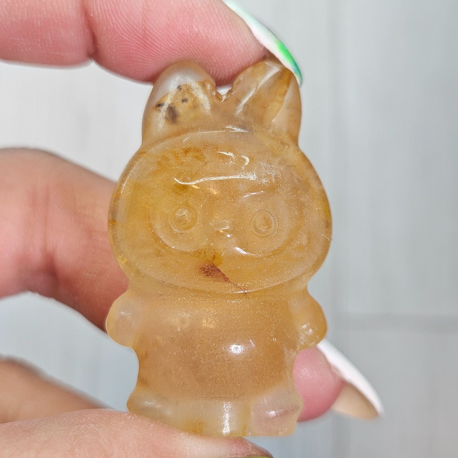 メルカリ市限定♡天然石 ラブブ カービング 天然石 ラブブ カービング - メルカリ