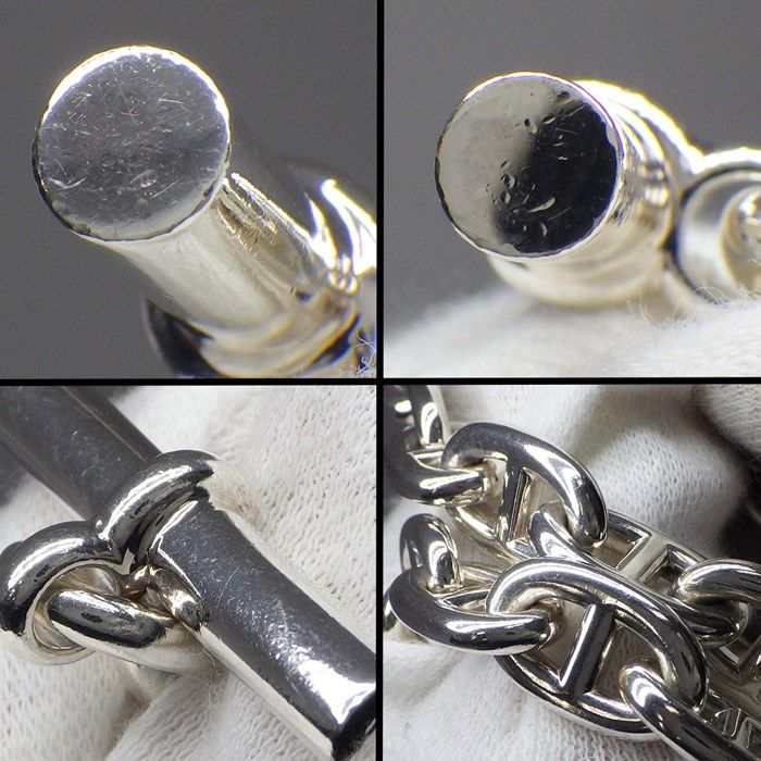 専用 レア HERMES エルメス シェーヌダンクル ネックレス MM 36② HERMES エルメス ネックレス シェーヌダンクル Chaine dancre MM