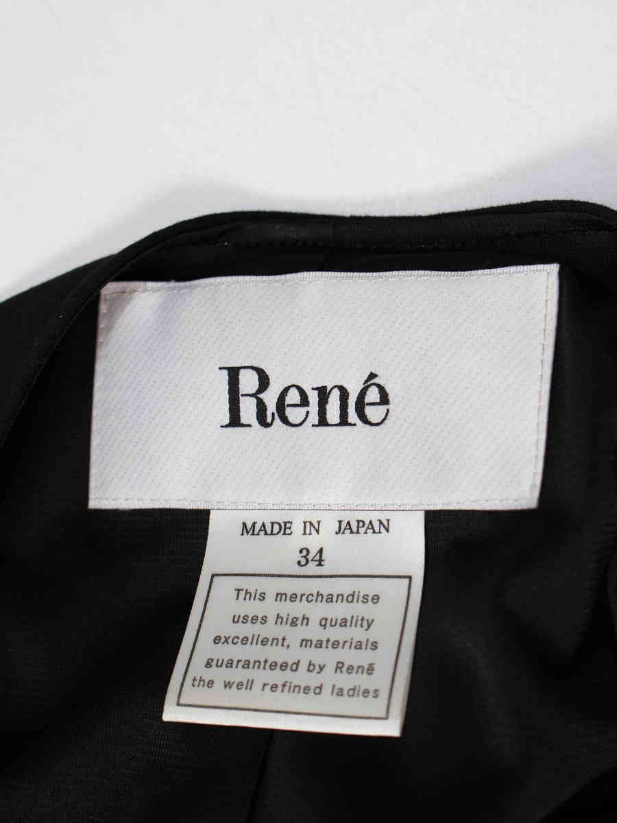 ルネ ワンピース コサージュ付き フロントジップ 半袖 ITUXVBR5IZO8  