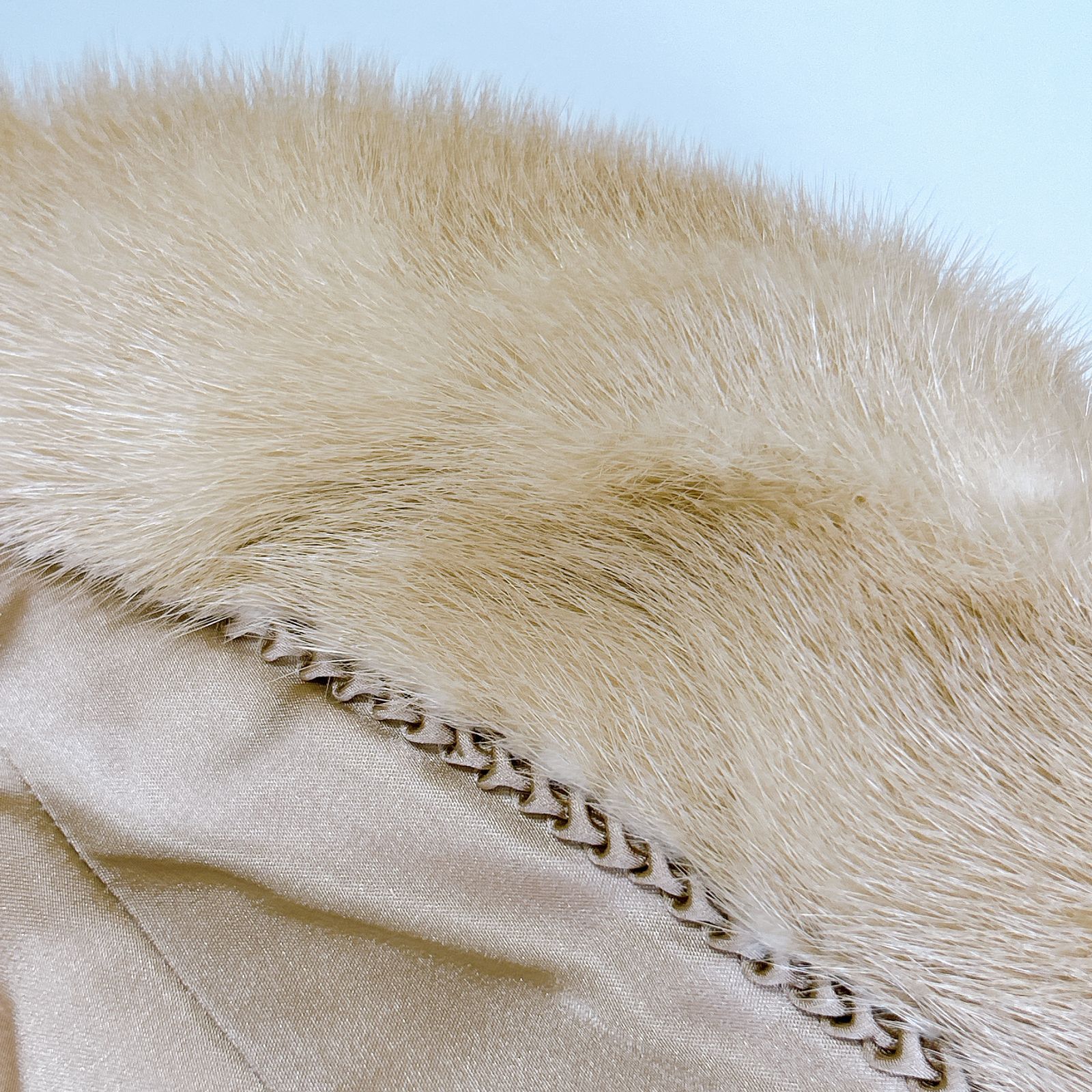 カットミンク ミンク コート ベージュ系 品 ネーム入り 11号 管理番号ARCYRA3018 GULLKHAN_COM