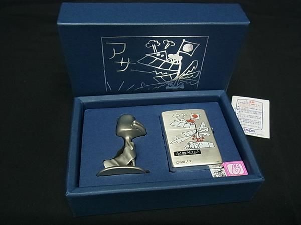 ZIPPO ジッポー 谷岡ヤスジ ニッポンのアサー 2000年製 ライター オイルライター 喫煙グッズ シルバー系 FP4720