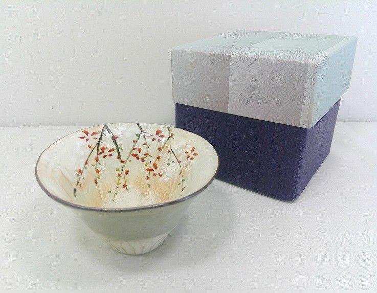 25g-324kn【中古】俊山 京焼 清水焼 お茶呑茶碗 富嶽六景 強羅の