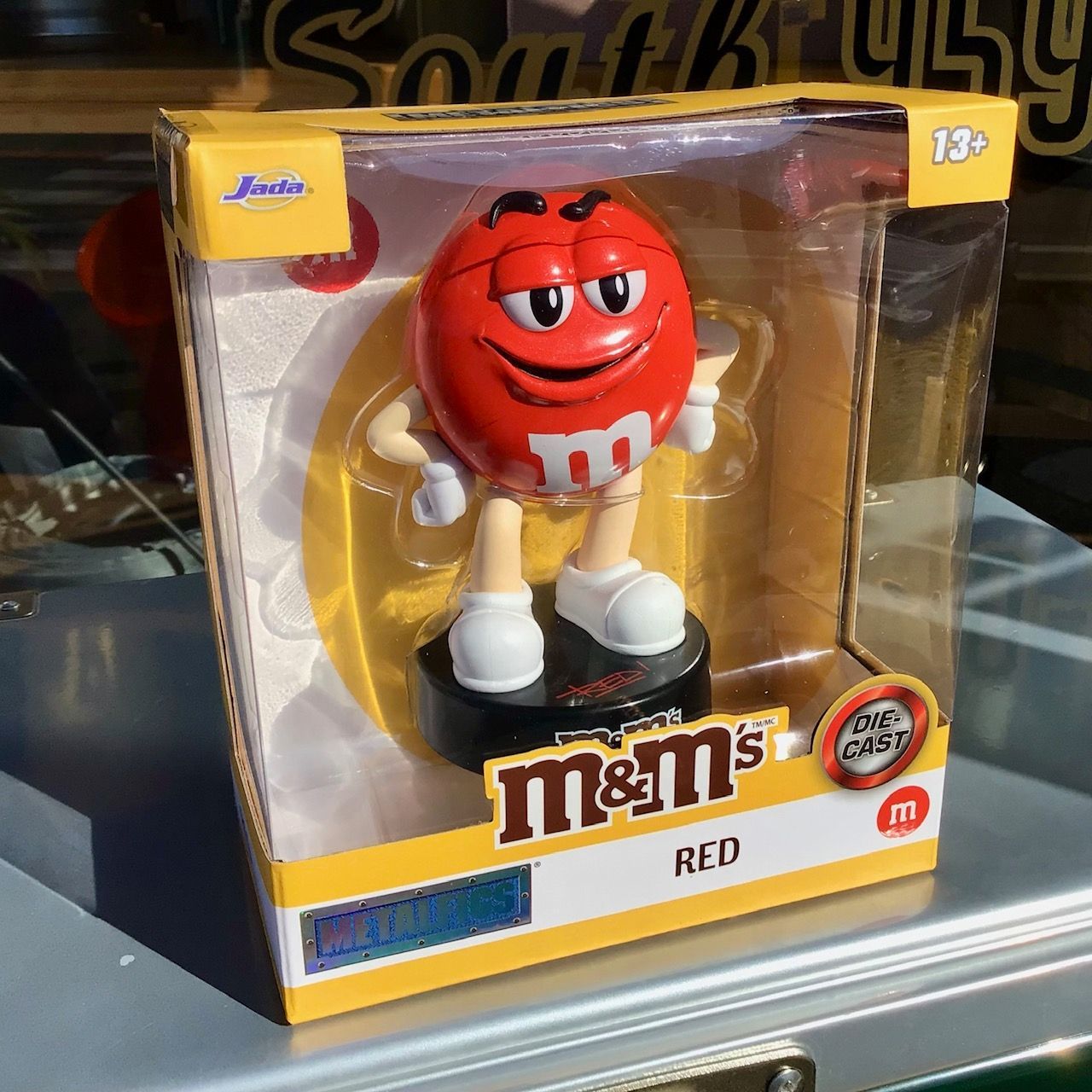 新品 M&M'S エムアンドエムズ ダイキャスト フィギュア レッド