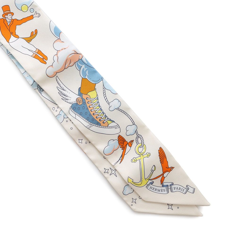 エルメス スカーフ ツイリー 私の雲 Sur Mon Nuage HERMES シルク