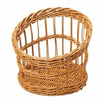 萬洋 まんよう 樹脂フランスパンスタンド丸 茶 小 91-106B