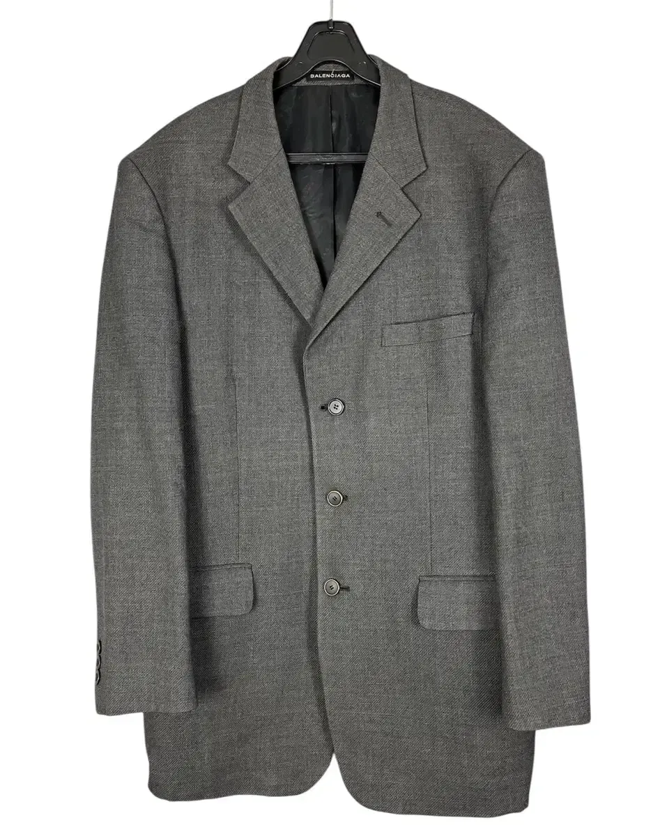美品　バレンシアガ　スーツ　セットアップ　ダークグレー　背抜き　ウール　M相当 2025年最新】BALENCIAGA メンズ ビジネススーツの人気アイテム - メルカリ