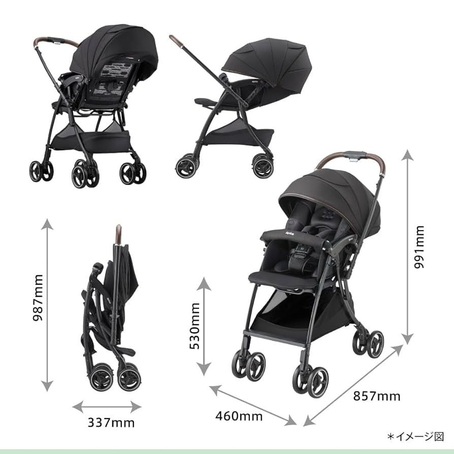 アップリカ ラクーナ クッション フリー AD 2197414 A型ベビーカー 1か