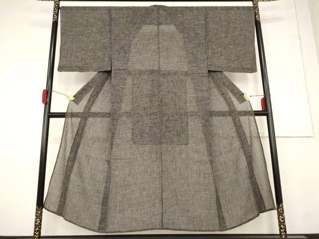 平和屋着物＊夏物 男性 小紋 霞文 洗える着物 AABB0617st