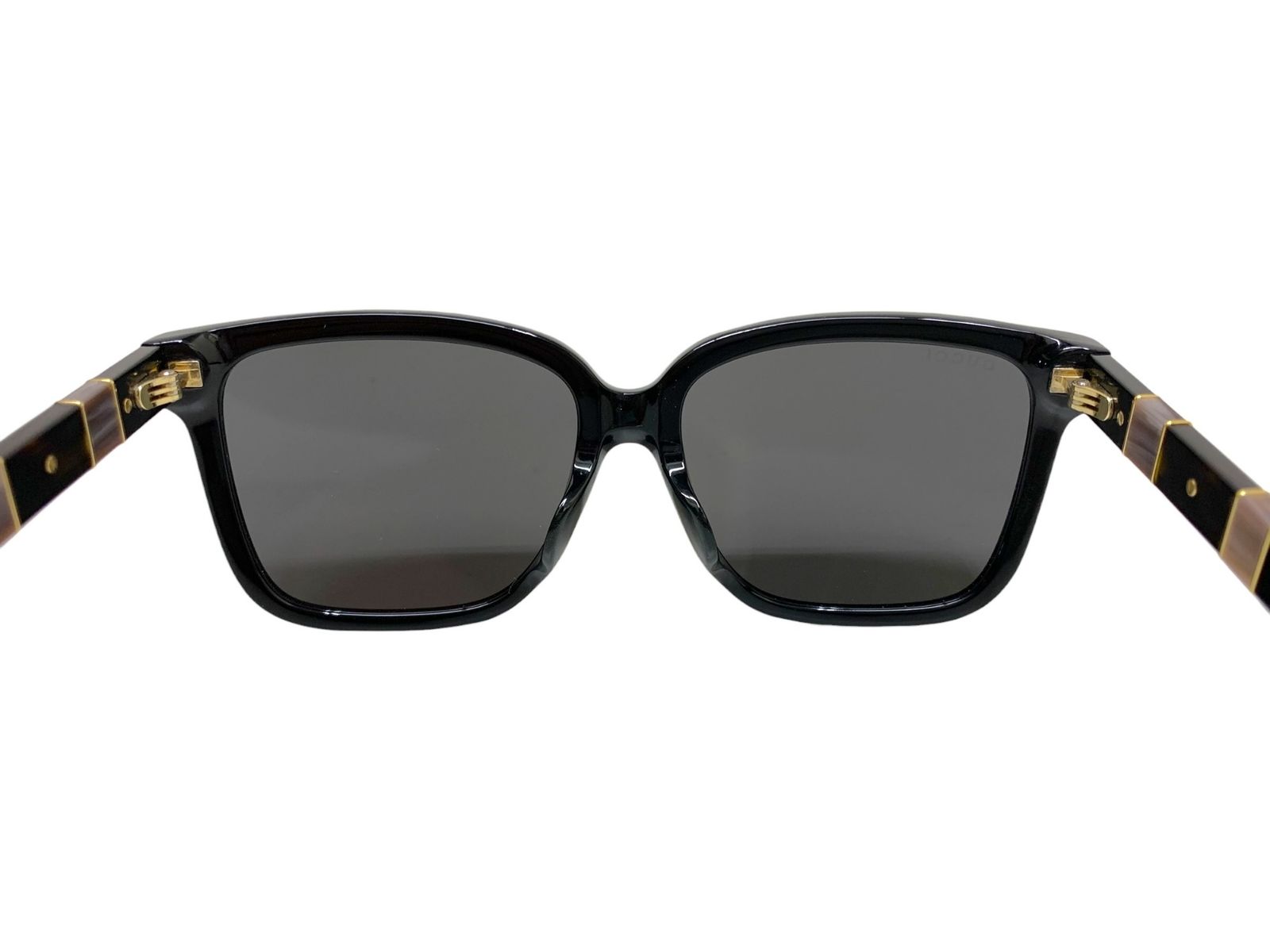 GUCCI (グッチ) サングラス ウェリントン GG0599SA ブラック ゴールド