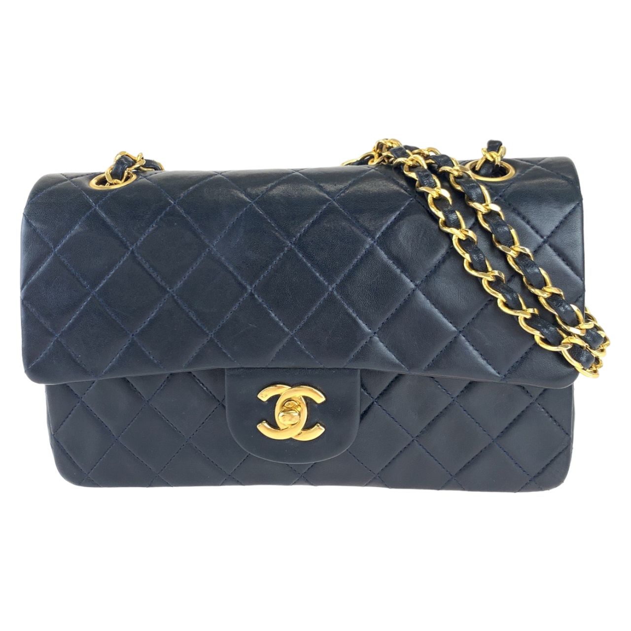 CHANEL シャネル ヴィンテージ マトラッセ23 ダブルフラップ 