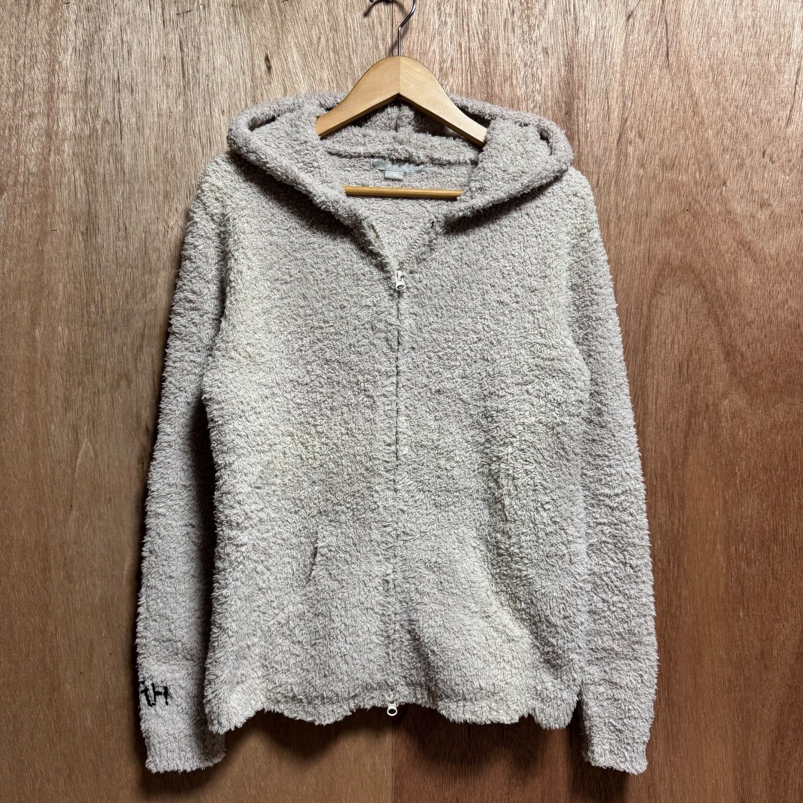 ロンハーマン フリースパーカー ベージュ サイズL ロンハーマン×ベアフットドリームス フリースパーカー ベージュ ロン