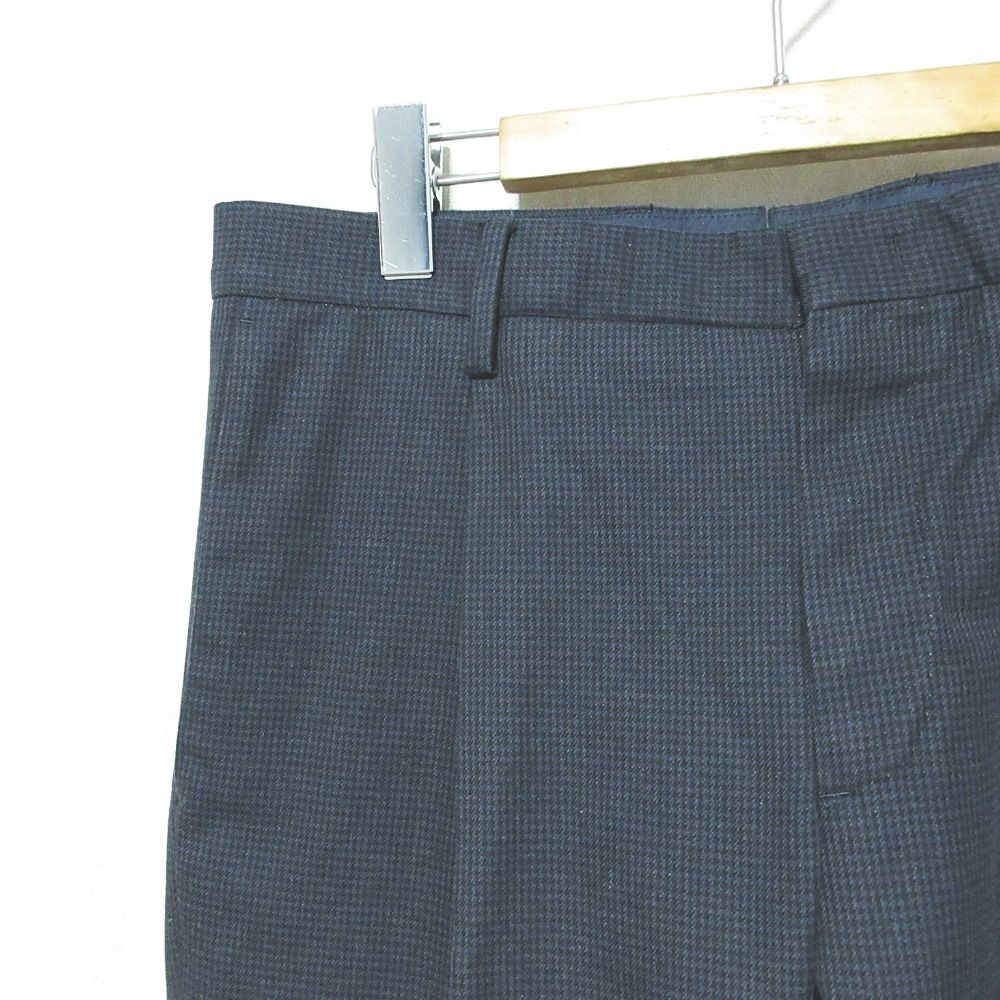 美品 Ermenegildo Zegna エルメネジルドゼニア コットン 千鳥格子柄