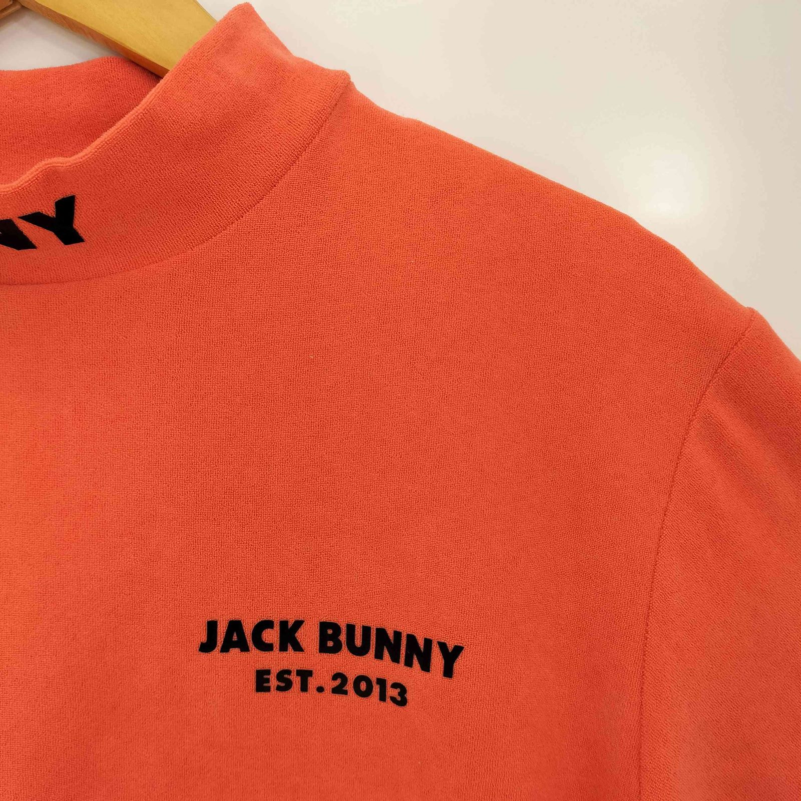 JACK BUNNY!! - coco 中古 ジャックバニー Jack Bunny!! メンズ 長袖シャツ 4(M) ネオンオレンジ ハーフジップ プルオーバー 2023年モデル JACK BUNNY!! - coco 中古 ジャックバニー Jack Bunny!! メンズ