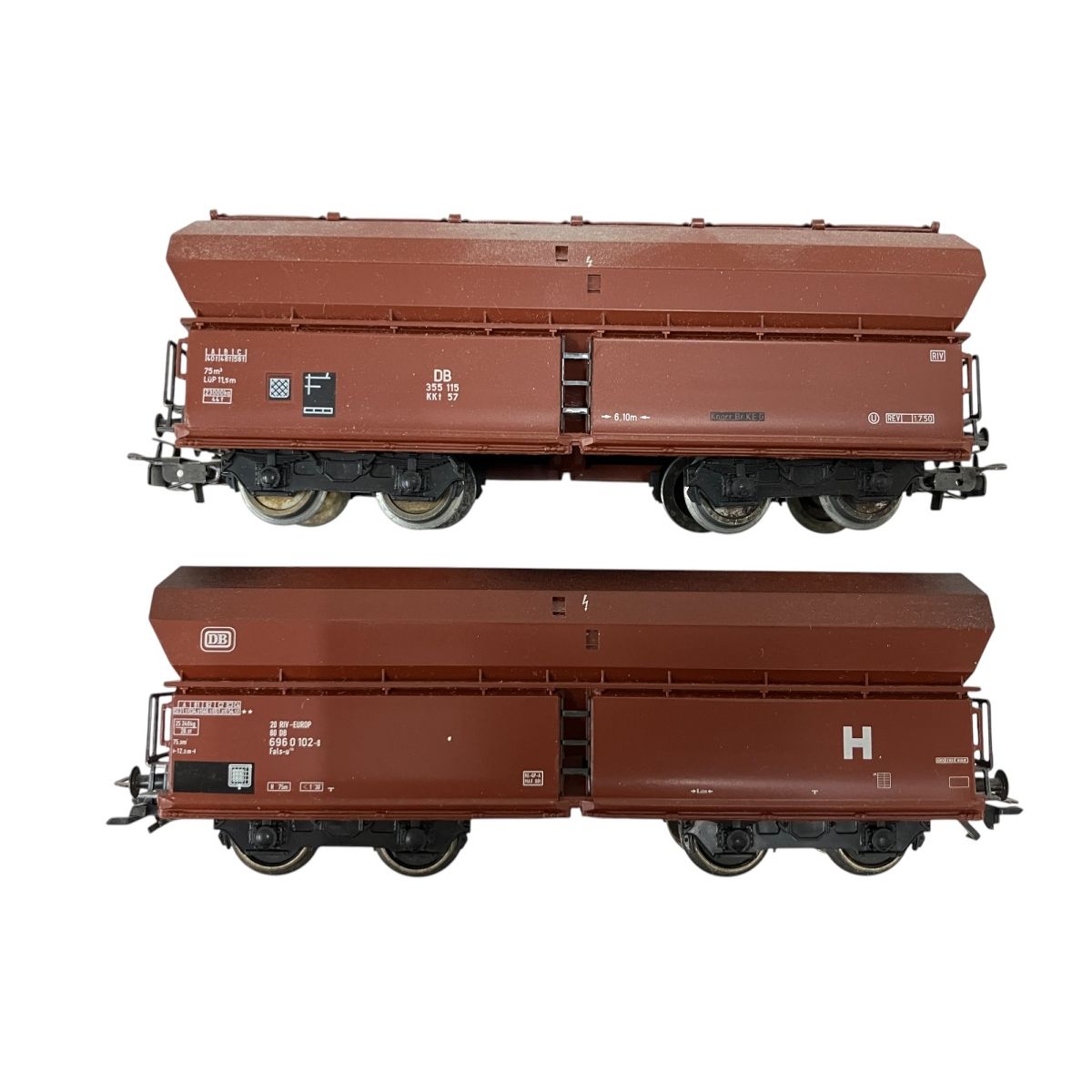Marklin ホッパー貨車 HOゲージ 2両セット DB (ドイツ連邦鉄道