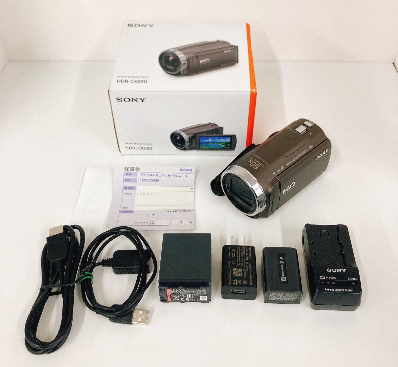 美品 SONY HDR-CX680 70aバッテリー追加 美品 SONY HDR-CX680 70aバッテリー追加 美品SONY HDR-CX680