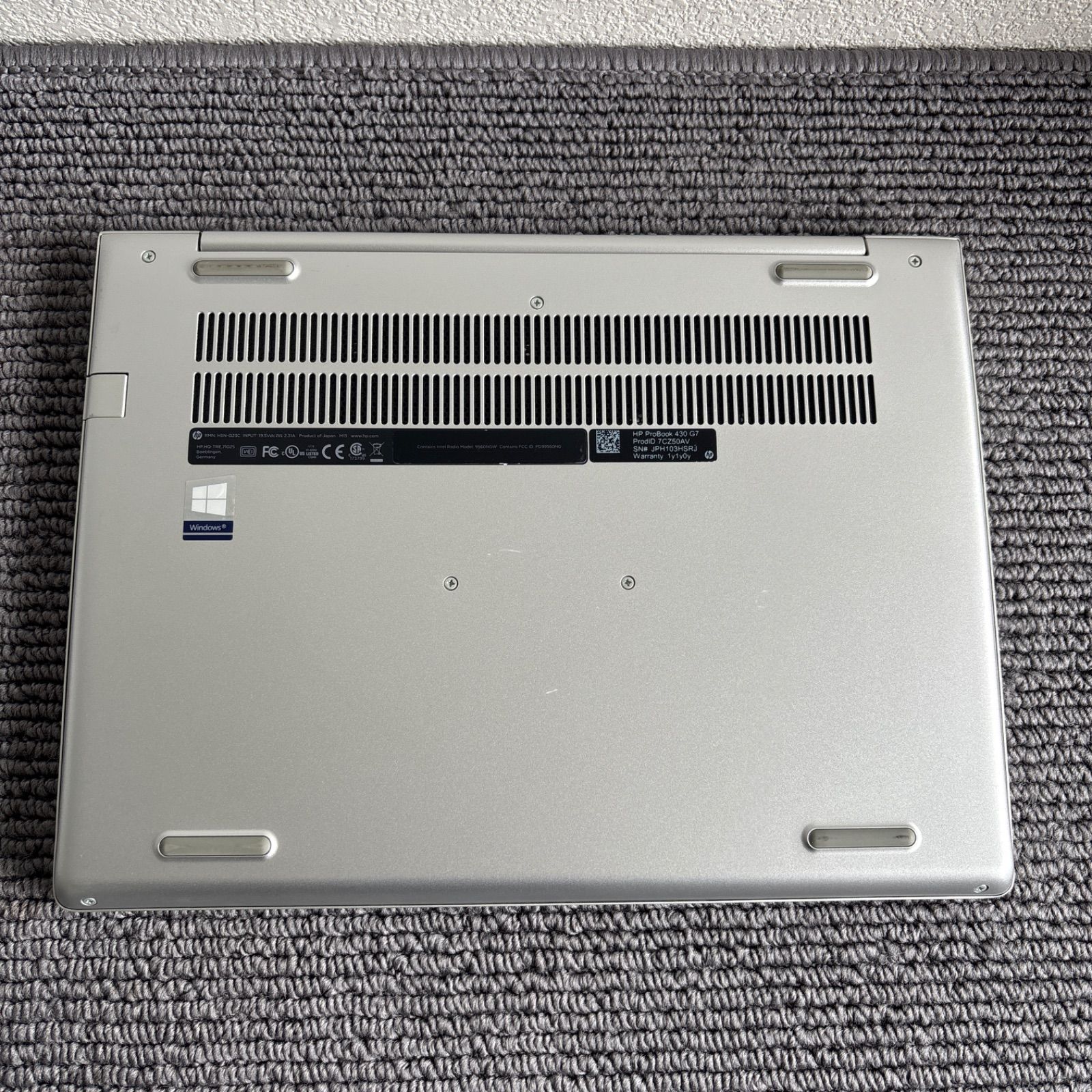 HP ProBook 430 G7 i5-10210U メモリ16GB SSD 256GB 指紋認証