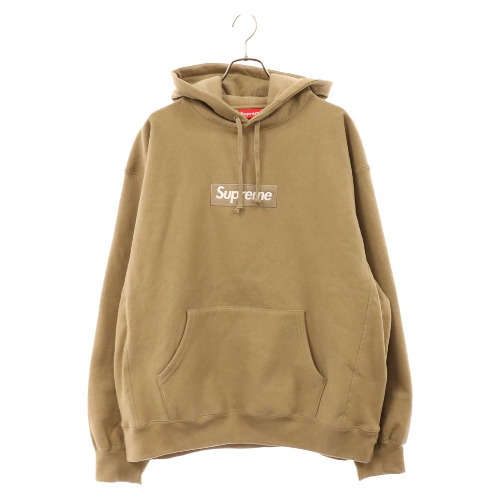 SUPREME (シュプリーム) 23AW Box Logo Hooded Sweatshirt ボックスロゴ フーデッド スウェット  プルオーバーパーカー ダークサンド ブラウン - メルカリ