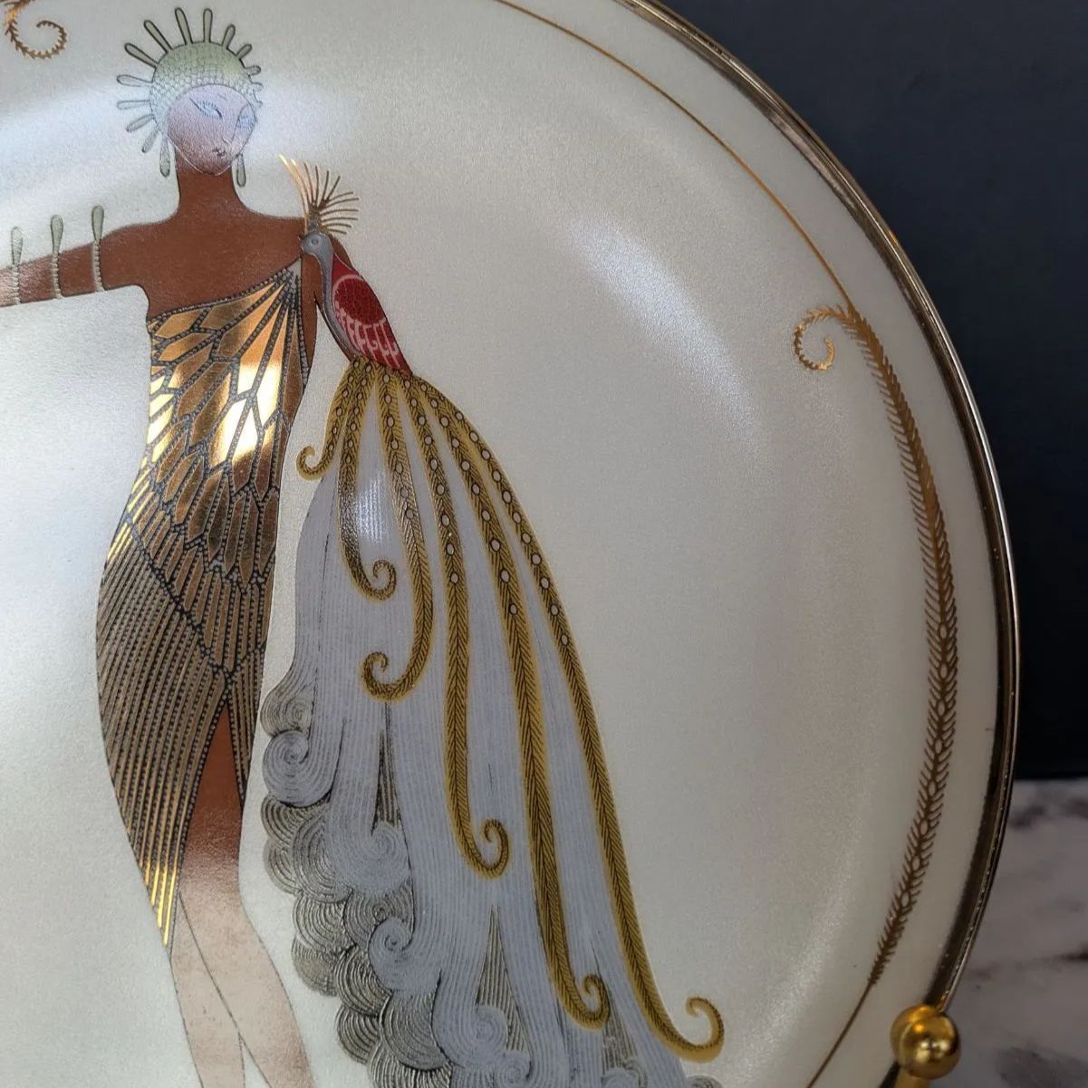 美品◇エルテ Erte DIAV Ⅱ アールデコ フランクリンミント