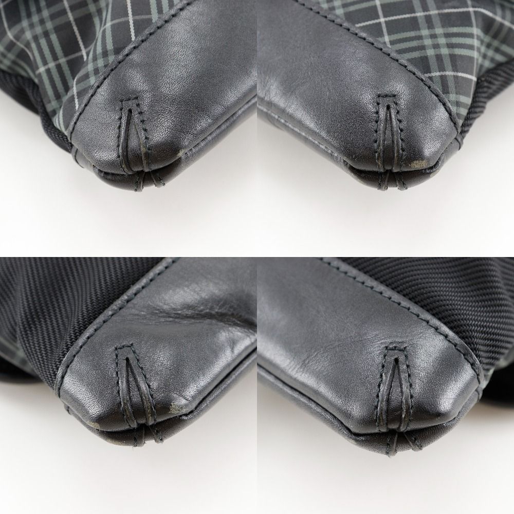 BURBERRY BLACK LABEL】バーバリーブラックレーベル チェック ナイロン